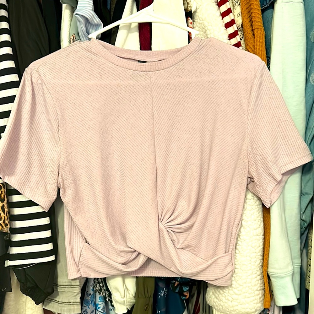 H&M Divided Lavender Crop Top
